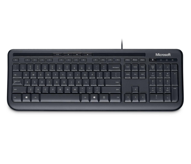 Microsoft Wired Keyboard 600 czarna - 40683 - zdjęcie